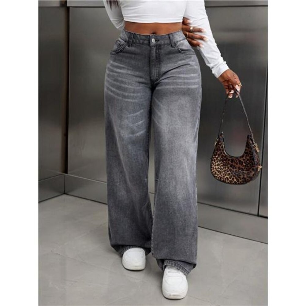 High Waist Wide Leg Jeans